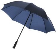 23" Barry-sateenvarjo, automaattisesti avautuva, tummansininen liikelahja logopainatuksella